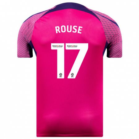 Kandiny Hombre Camiseta Mollie Rouse #17 Morado 2ª Equipación 2023/24 La Camisa