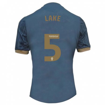 Kandiny Uomo Maglia Ellie Lake #5 Verde Acqua Scuro Kit Gara Away 2023/24 Maglietta