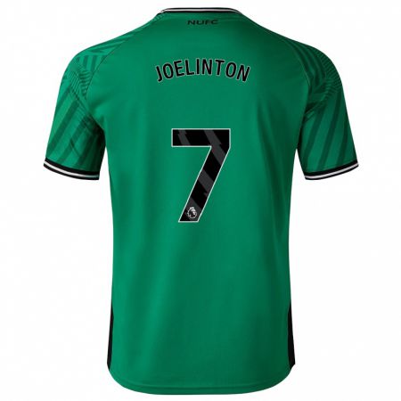 Kandiny Uomo Maglia Joelinton #7 Verde Kit Gara Away 2023/24 Maglietta