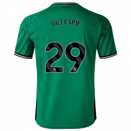 Kandiny Uomo Maglia Mark Gillespie #29 Verde Kit Gara Away 2023/24 Maglietta