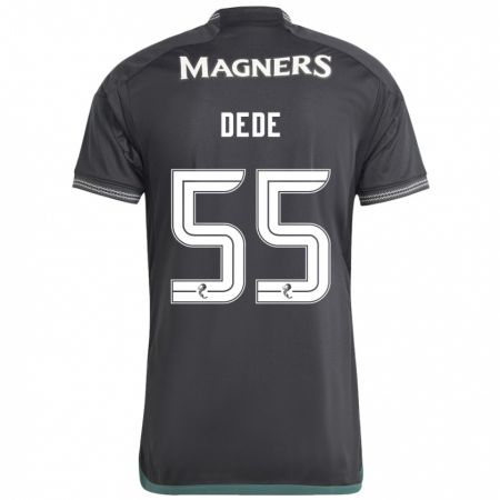 Kandiny Hombre Camiseta Josh Dede #55 Negro 2ª Equipación 2023/24 La Camisa México