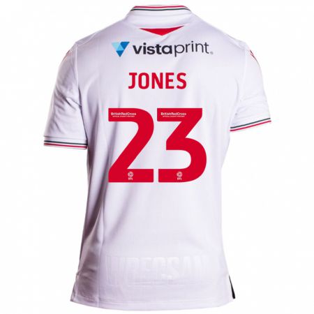 Kandiny Herren Ruby Jones #23 Weiß Auswärtstrikot Trikot 2023/24 T-Shirt Österreich