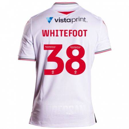 Kandiny Uomo Maglia Lily Whitefoot #38 Bianco Kit Gara Away 2023/24 Maglietta