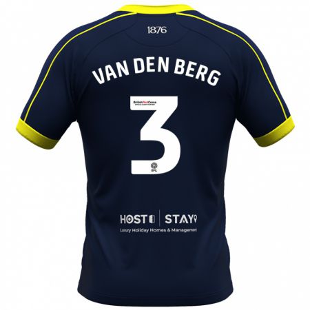 Kandiny Uomo Maglia Rav Van Den Berg #3 Marina Militare Kit Gara Away 2023/24 Maglietta