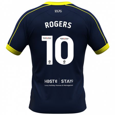 Kandiny Herren Morgan Rogers #10 Marine Auswärtstrikot Trikot 2023/24 T-Shirt Österreich