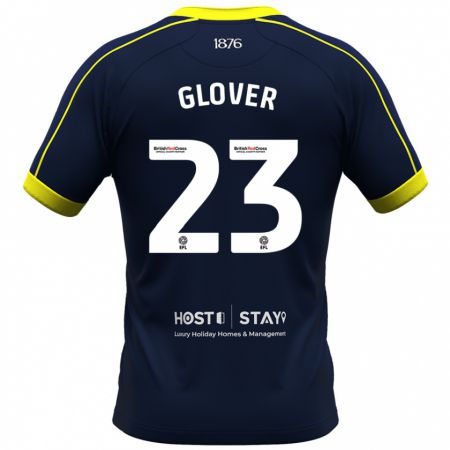 Kandiny Herren Tom Glover #23 Marine Auswärtstrikot Trikot 2023/24 T-Shirt Österreich