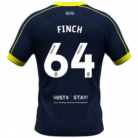 Kandiny Herren Sonny Finch #64 Marine Auswärtstrikot Trikot 2023/24 T-Shirt Österreich