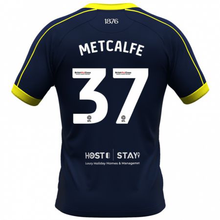 Kandiny Uomo Maglia Max Metcalfe #37 Marina Militare Kit Gara Away 2023/24 Maglietta