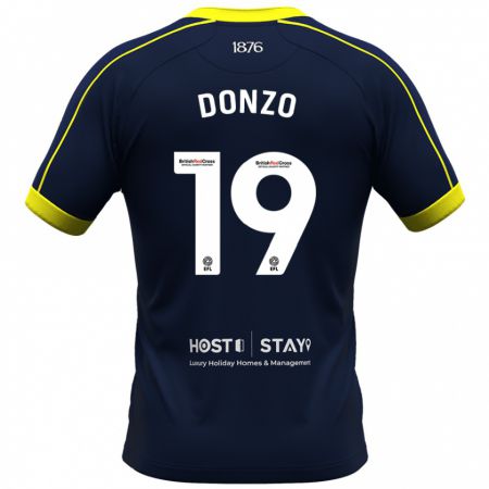 Kandiny Herren Jolie Donzo #19 Marine Auswärtstrikot Trikot 2023/24 T-Shirt Österreich