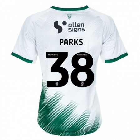 Kandiny Uomo Maglia Charlie Parks #38 Bianco Kit Gara Away 2023/24 Maglietta