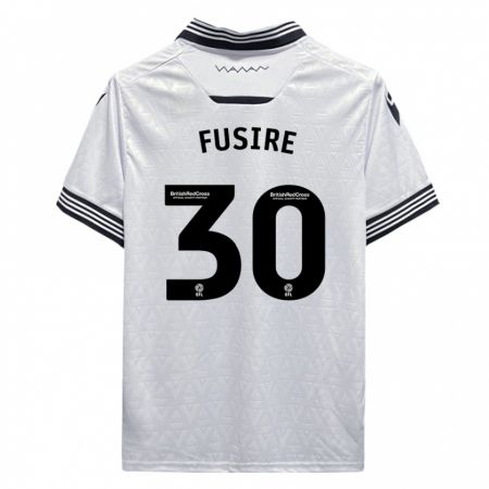 Kandiny Heren Sean Fusire #30 Wit Uitshirt Uittenue 2023/24 T-Shirt België