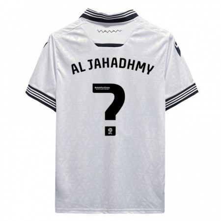 Kandiny Hombre Camiseta Murtadha Al-Jahadhmy #0 Blanco 2ª Equipación 2023/24 La Camisa