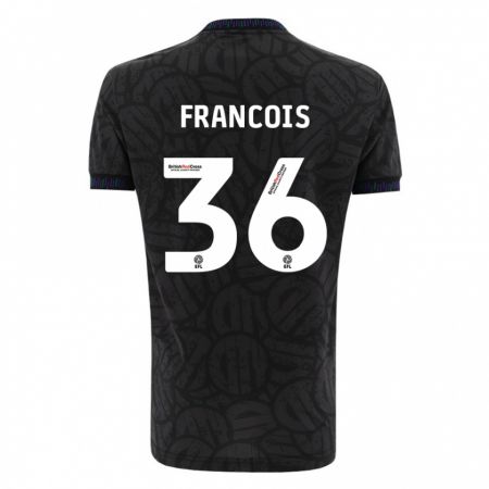 Kandiny Uomo Maglia Marlee Francois #36 Nero Kit Gara Away 2023/24 Maglietta