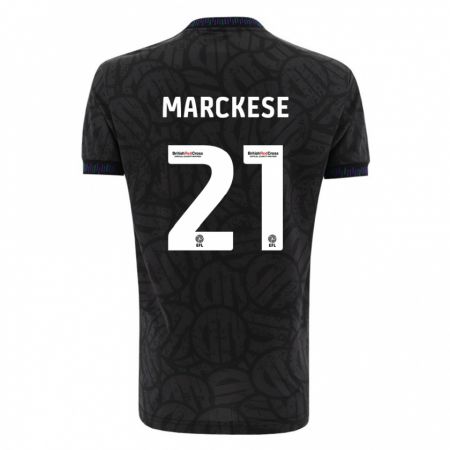 Kandiny Herren Kaylan Marckese #21 Schwarz Auswärtstrikot Trikot 2023/24 T-Shirt Österreich