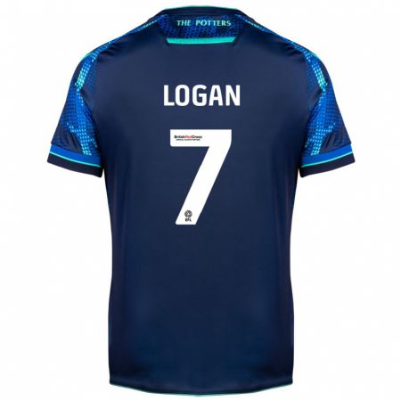 Kandiny Uomo Maglia Heidi Logan #7 Marina Militare Kit Gara Away 2023/24 Maglietta