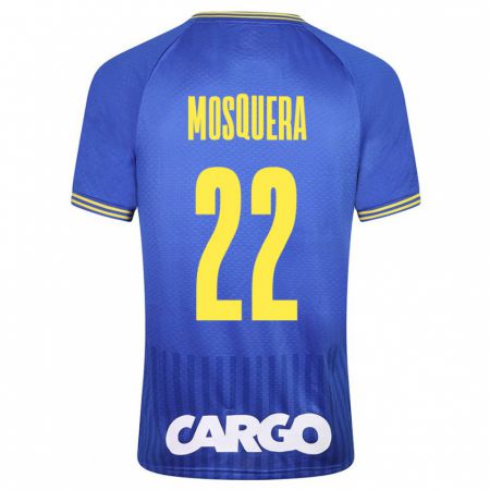 Kandiny Heren Orlando Mosquera #22 Blauw Uitshirt Uittenue 2023/24 T-Shirt België