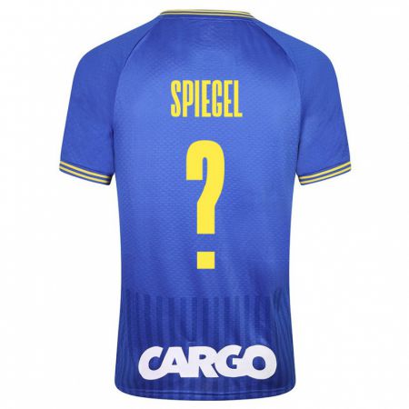 Kandiny Uomo Maglia Liran Spiegel #0 Blu Kit Gara Away 2023/24 Maglietta