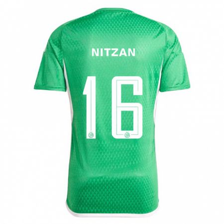 Kandiny Damen Itamar Nitzan #16 Weiß Blau Heimtrikot Trikot 2023/24 T-Shirt Österreich