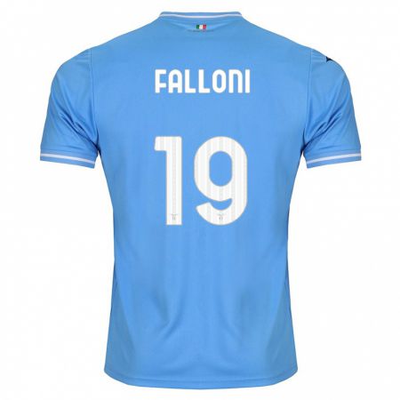 Kandiny Dames Ludovica Falloni #19 Blauw Thuisshirt Thuistenue 2023/24 T-Shirt België