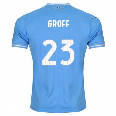 Kandiny Damen Chiara Groff #23 Blau Heimtrikot Trikot 2023/24 T-Shirt Österreich