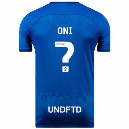 Kandiny Mujer Camiseta Ifeoluwa Oni #0 Azul 1ª Equipación 2023/24 La Camisa