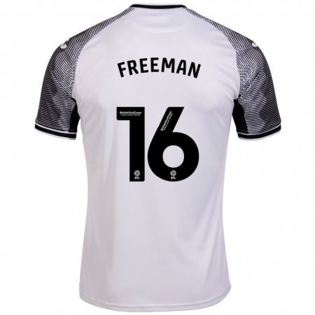 Kandiny Mujer Camiseta Emily Freeman #16 Blanco 1ª Equipación 2023/24 La Camisa