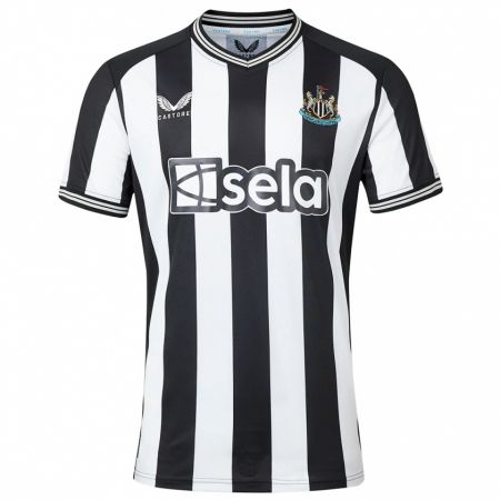 Kandiny Donna Maglia Sean Longstaff #36 Nero Bianco Kit Gara Home 2023/24 Maglietta