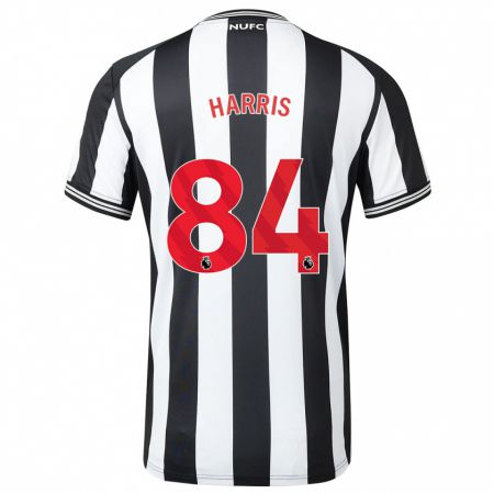 Kandiny Donna Maglia Aidan Harris #84 Nero Bianco Kit Gara Home 2023/24 Maglietta