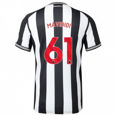 Kandiny Donna Maglia Shaun Mavididi #61 Nero Bianco Kit Gara Home 2023/24 Maglietta