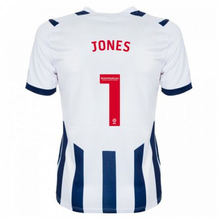 Kandiny Mujer Camiseta Lucy Jones #1 Blanco 1ª Equipación 2023/24 La Camisa