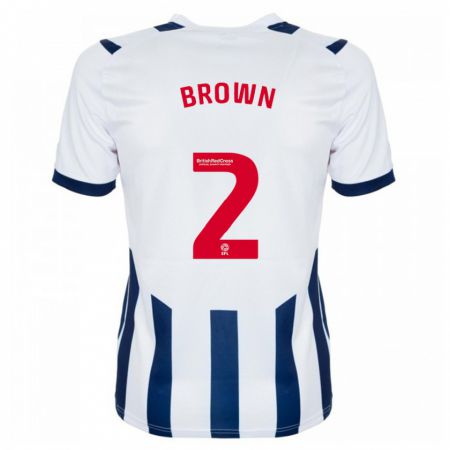 Kandiny Mujer Camiseta Ashlee Brown #2 Blanco 1ª Equipación 2023/24 La Camisa