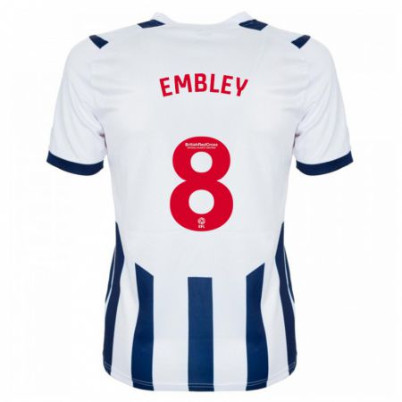 Kandiny Mujer Camiseta Rosie Embley #8 Blanco 1ª Equipación 2023/24 La Camisa