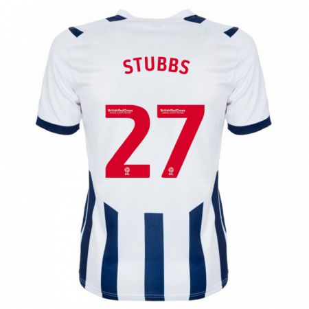 Kandiny Mujer Camiseta Olivia Stubbs #27 Blanco 1ª Equipación 2023/24 La Camisa