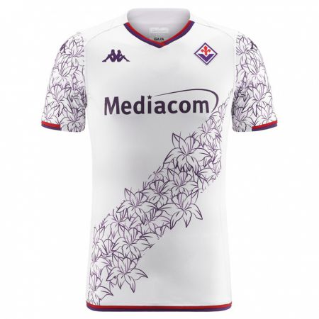 Kandiny Donna Maglia Edoardo Sturli #0 Bianco Kit Gara Away 2023/24 Maglietta