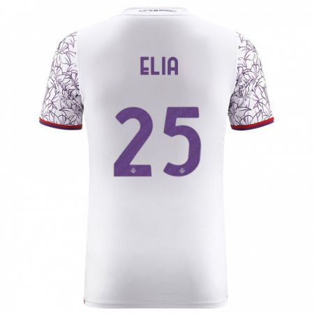 Kandiny Donna Maglia Mirko Elia #25 Bianco Kit Gara Away 2023/24 Maglietta