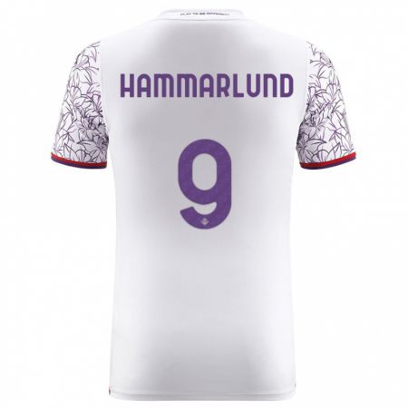 Kandiny Damen Pauline Hammarlund #9 Weiß Auswärtstrikot Trikot 2023/24 T-Shirt Österreich