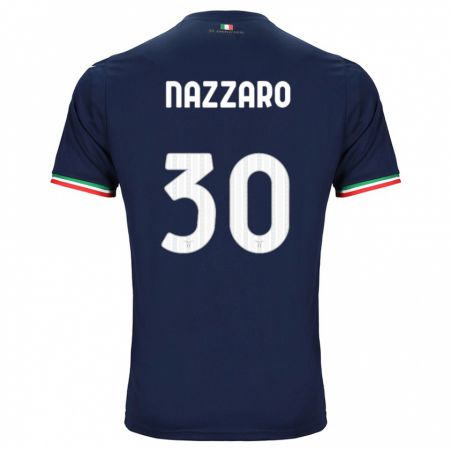 Kandiny Donna Maglia Marco Nazzaro #30 Marina Militare Kit Gara Away 2023/24 Maglietta