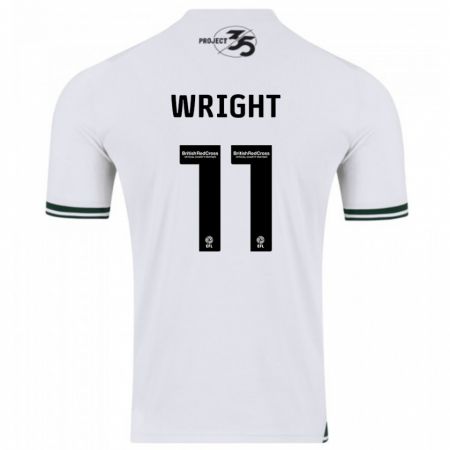 Kandiny Donna Maglia Callum Wright #11 Bianco Kit Gara Away 2023/24 Maglietta