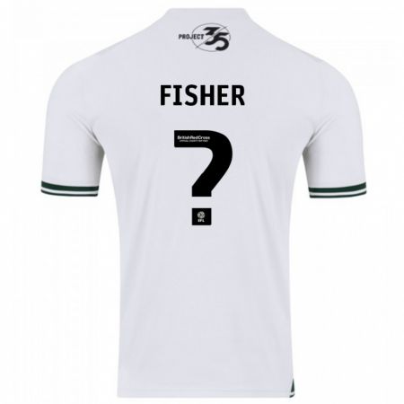 Kandiny Donna Maglia Cole Fisher #0 Bianco Kit Gara Away 2023/24 Maglietta