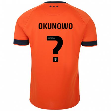 Kandiny Donna Maglia Emmanuel Okunowo #0 Arancia Kit Gara Away 2023/24 Maglietta