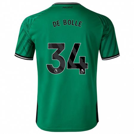 Kandiny Donna Maglia Lucas De Bolle #34 Verde Kit Gara Away 2023/24 Maglietta