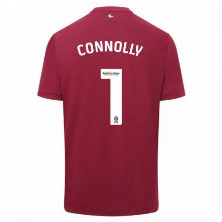 Kandiny Donna Maglia Daisy Connolly #1 Rosso Kit Gara Away 2023/24 Maglietta