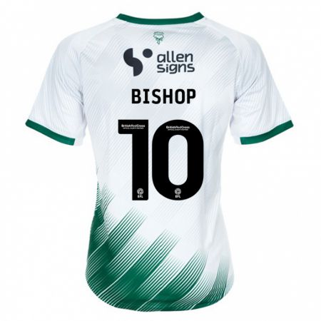 Kandiny Donna Maglia Teddy Bishop #10 Bianco Kit Gara Away 2023/24 Maglietta