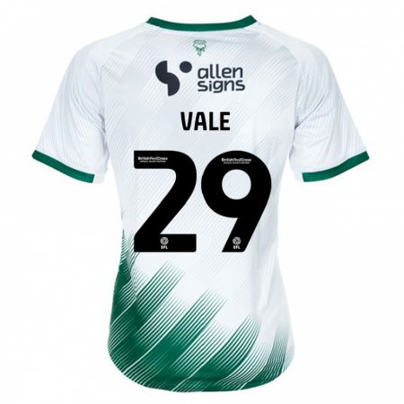 Kandiny Donna Maglia Jack Vale #29 Bianco Kit Gara Away 2023/24 Maglietta