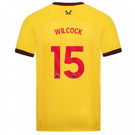 Kandiny Mujer Camiseta Tamara Wilcock #15 Amarillo 2ª Equipación 2023/24 La Camisa