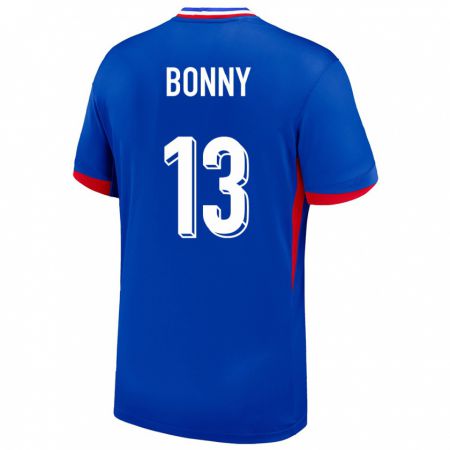 Kandiny Bambino Maglia Francia Ange Yoan Bonny #13 Blu Kit Gara Home 24-26 Maglietta