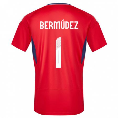 Kandiny Kinder Costa Rica Noelia Bermudez #1 Rot Heimtrikot Trikot 24-26 T-Shirt Österreich