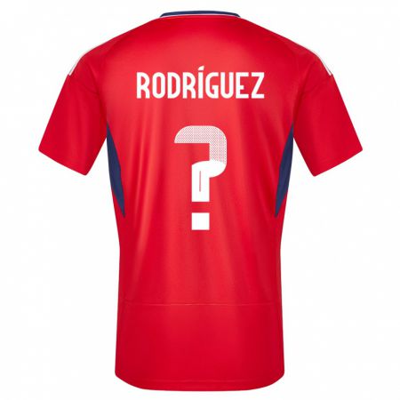 Kandiny Niño Camiseta Costa Rica Bradley Rodriguez #0 Rojo 1ª Equipación 24-26 La Camisa México