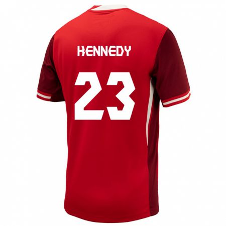 Kandiny Kinder Kanada Scott Kennedy #23 Rot Heimtrikot Trikot 24-26 T-Shirt Österreich