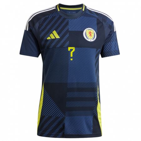 Kandiny Bambino Maglia Scotland Connor Barron #0 Blu Scuro Kit Gara Home 24-26 Maglietta